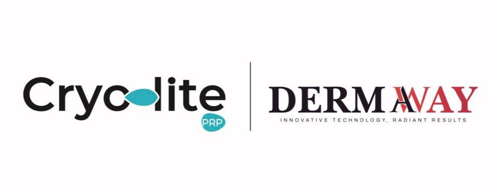 Cryolite PRP and DERM WAY logos